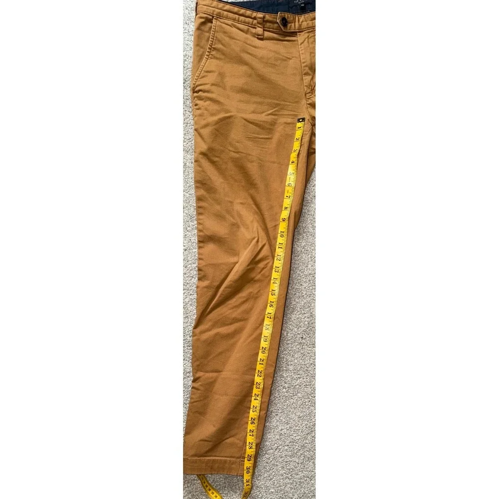 Ted Baker Men's Chinos Pants Sz 32R | Rustic Tan Designer Luxury Corpcore